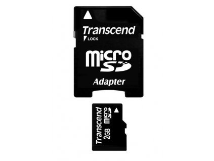 Karta TRANSCEND MicroSD 2GB + adaptér TS2GUSD Transcend