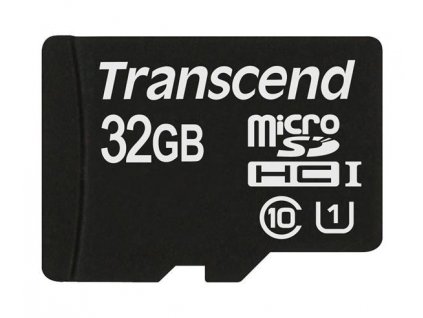 Karta TRANSCEND MicroSDHC 32GB Premium, Class 10 UHS-I 300x, bez adaptéra TS32GUSDCU1 Transcend
