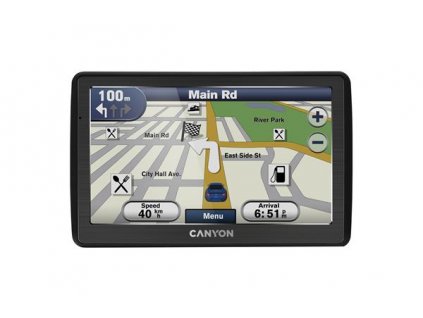 Canyon N10GPS, 7´´ GPS navigácia na báze Windows CE, pouzitie aj ako Video / MP3 prehrávač CNE-N10GPS