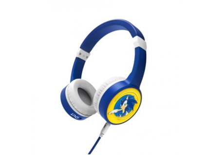 Energy Sistem Lol&Roll Sonic Kids Headphones Blue, design s ježkem Sonicem, omezení hladiny zvuku, Music Share 451173