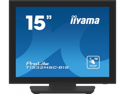 15'' iiyama T1532MSC-B1S:PCAP,10P,FHD,HDMI,DP