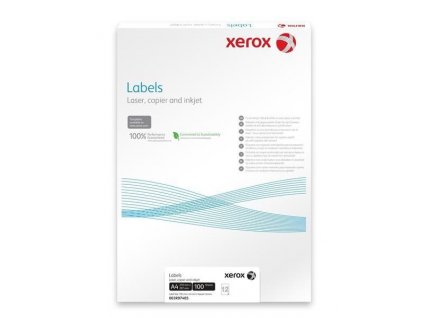 Samolepiace papierové štítky Xerox - Štítky 24UP 70x37 (100 listov, A4) 003R97408
