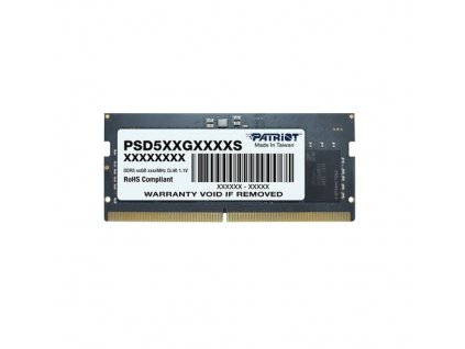 Patriot Signature Line/SO-DIMM DDR5/8GB/4800MHz/CL40/1x8GB PSD58G480041S