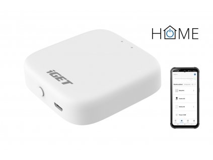 iGET HOME GW1 Control Gateway - brána Wi-Fi/Zigbee 3.0, podpora Philips HUE, Tuya, Lidl,Android, iOS GW1 HOME