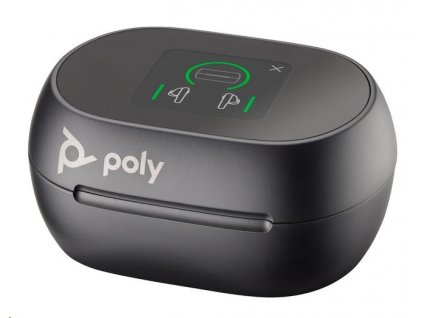 Poly bluetooth headset Voyager Free 60+ MS Teams, BT700 USB-A adaptér, dotykové nabíjecí pouzdro, černá 7Y8G9AA HP