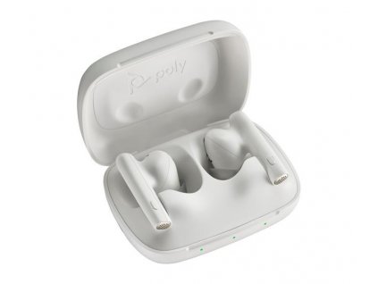 Poly bluetooth headset Voyager Free 60, BT700 USB-A adaptér, nabíjecí pouzdro, bílá 7Y8L3AA HP