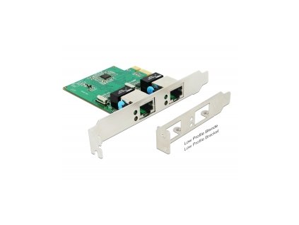 Delock PCI Express Karta > 2 x Gigabit LAN 89999 DeLock