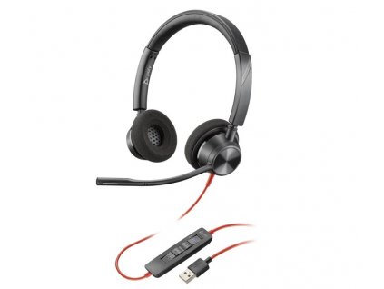 Poly náhlavní souprava Blackwire 3320 MS, USB-A, stereo 76J17AA HP