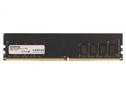 2-Power 4GB PC4-19200U 2400MHz DDR4 CL17 Non-ECC DIMM 1Rx8 ( DOŽIVOTNÍ ZÁRUKA ) MEM8902B