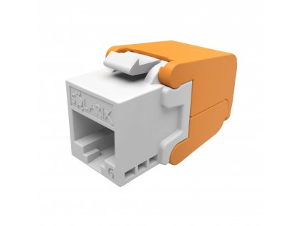 Samořezný keystone Solarix CAT6 UTP SXKJ-6-UTP-WH-SA Component Level a 4PPoE certifikace 25286805