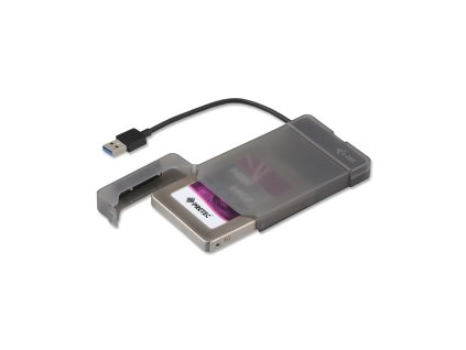 iTec USB 3.0 MySafe Easy, rámeček na externí pevný disk 6.4 cm / 2.5" pro SATA I/II/III HDD SSD, černý MYSAFEU313 i-tec