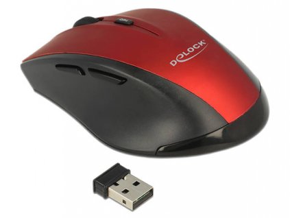 Delock Ergonomic optical 5-button mouse 2.4 GHz wireless 12493 DeLock