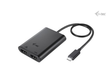 i-tec USB-C Dual 4K/60Hz (single 8K/30Hz) HDMI Video Adapter C31DUAL4K60HDMI I-Tec