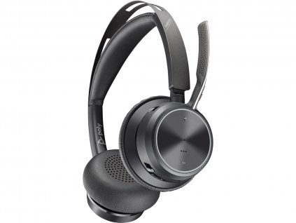 Poly Voyager Focus 2 UC/Stereo/ANC/Micro USB/Drát/BT-USB/Bezdrát/Černá 213726-01 Plantronics