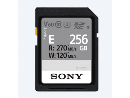 SONY SFE256/SDXC/256GB/270MBps/UHS-II U3 / Class 10 SFE256.AE Sony