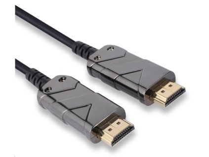 PREMIUMCORD Ultra vysokorýchlostné HDMI 2.1 optický kábel 8K@60Hz, pozlátený 40 m kphdm21x40 PremiumCord