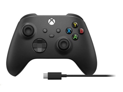 Xbox Wireless Controller černý + USB-C kabel 1V8-00002 Microsoft