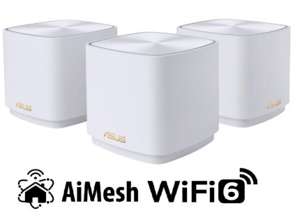 ASUS ZenWiFi XD5 3-pack Wireless AX3000 Dual-band Mesh WiFi 6 System, white 90IG0750-MO3B20 Asus