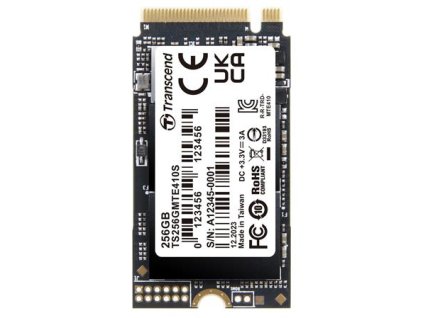 TRANSCEND MTE410S 256GB SSD disk M.2 2242, NVMe PCIe Gen4 x4 3300MB/s R 1600MB/s W TS256GMTE410S Transcend