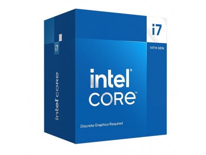 CPU INTEL Core i7-14700F, až 5.4GHz, 33MB L3, LGA1700, BOX (bez chladiče) BX8071514700F Intel