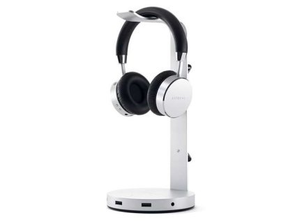 Satechi stojan na slúchadlá USB Headphone Stand - Silver Aluminium ST-UCHSHS