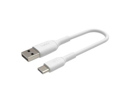 Belkin kábel Boost Charge USB-A to USB-C 15cm - White CAB001bt0MWH