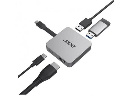 ACER dokovací stanice 4in1 Type-C : 1 x HDMI + 2 x USB3.2 + 1 x USB C HP.DSCAB.014 Acer