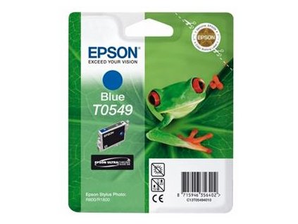 EPSON SP R800 Blue Ink Cartridge T0549 C13T05494010 Epson