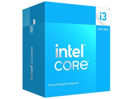 Intel® Core™i3-14100 processor, 3.50GHz,12MB,LGA1700, Graphics, BOX, s chladičom BX8071514100SRMX1