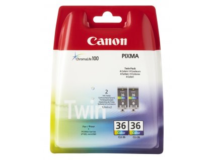 Canon cartridge CLI-36 Color (CL36) Twin Pack 1511B025