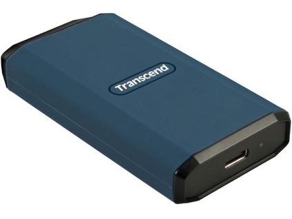 Transcend ESD410C 1TB, USB 20Gbps Type C, Externí odolný SSD disk (3D NAND flash), 2000MB/R, 2000MB/W, modrý TS1TESD410C