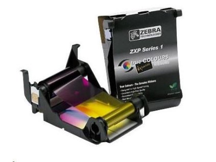 ZEBRA TTR páska ZXP1 YMCKO farba na tlač 100 kariet 800011-140 Zebra