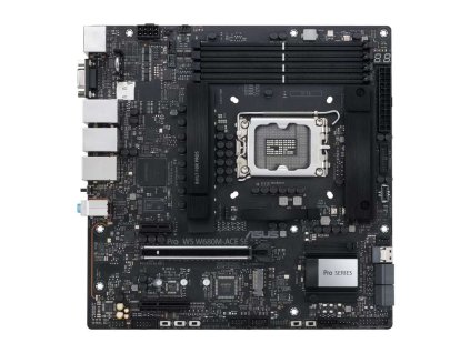 ASUS MB Sc LGA1700 PRO WS W680M-ACE SE, Intel W680, 4xDDR5, 1xDP, 1xHDMI, 1xVGA, 1xmATX 90MB1FA0-M0EAY0 Asus