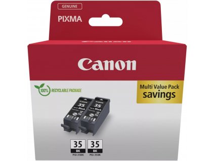 Canon cartridge PGI-35Bk Black (PGI35BK) Twin pack 1509B029