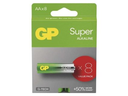 GP AA Super, alkalická (LR6) - 8 ks 1013228000 GP Batteries