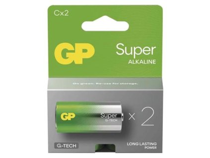 GP C Super alkalická (LR14) - 2 ks 1013322200 GP Batteries