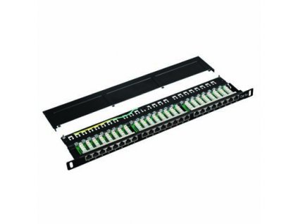 DATACOM Patch panel 19'' STP 24 port CAT5E LSA 0,5U 3105