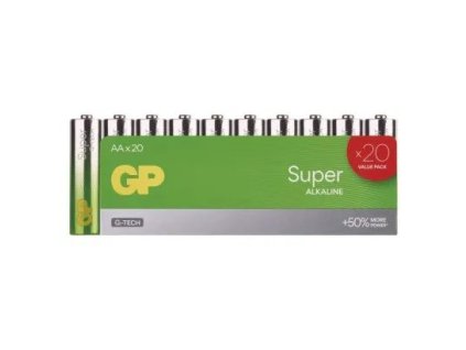 EMOS GP Alkalická batéria GP Super LR6 (AA) 20ks B0120L