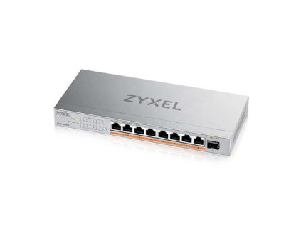 Zyxel XMG-108 8 Ports 2,5G + 1 SFP+, 8 ports 100W total PoE++ Desktop MultiGig unmanaged Switch XMG-108HP-EU0101F ZyXEL