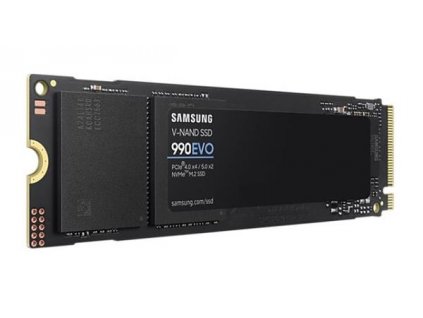 SSD Samsung 990 EVO 1000GB - formát M.2; čtecí rychlost až 5000 MB/sec; zapisovací rychlost až 4200 MB/sec MZ-V9E1T0BW