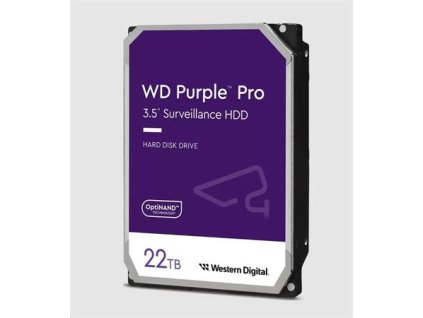 WD PURPLE PRO WD221PURP 22TB SATA/600 512MB cache, 265 MB/s, CMR Western Digital