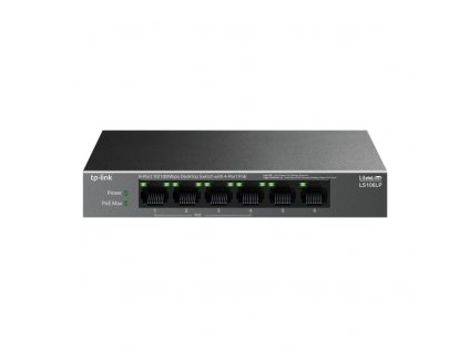 TP-Link LiteWave switch LS106LP (6x100Mb/s, 4xPoE, 41W, fanless) TP-link