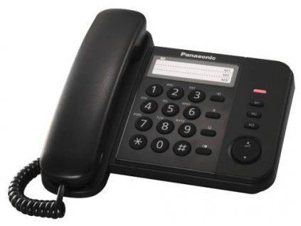 Panasonic KX-TS520FXB jednolinkovy telefon - čierny
