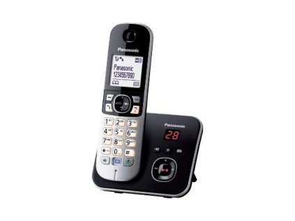 Panasonic KX-TG6821FXB telefon bezsnurovy DECT / cierny 1x