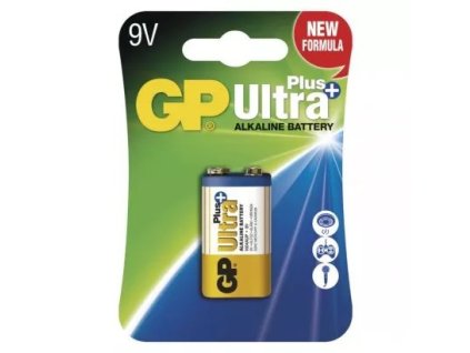 EMOS GP alkalická batéria ULTRA PLUS 9V (6LF22) 1BL B1751