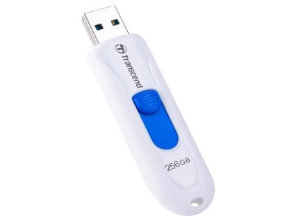 Transcend 256GB JetFlash 790W, USB 3.0 (3.1 Gen 1) flash disk, bílo/modrý TS256GJF790W