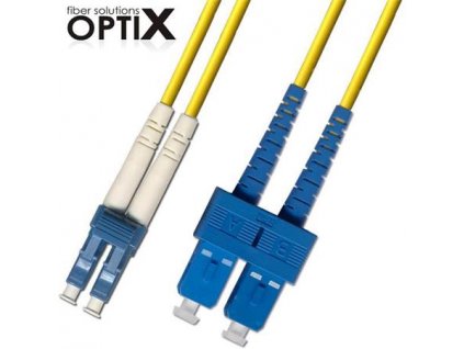 OPTIX LC/UPC-SC/UPC Optický patch cord 09/125 3m G657A 1052 Opticord