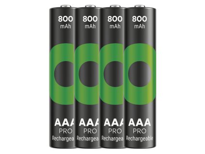 GP Nabíjecí bat. ReCyko Pro AAA (HR03) 800mAh- 4ks 1032124080 GP Batteries