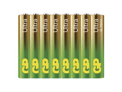 GP Alkalická baterie ULTRA AAA (LR03)- 8ks 1013128100 GP Batteries
