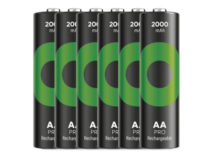 GP Nabíjecí bat. ReCyko Pro AA (HR6) 2000mAh - 6ks 1032226200 GP Batteries